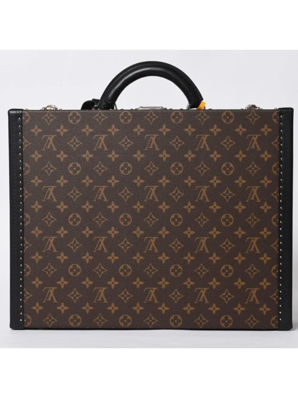 Louis Vuitton Special Order Trunk Case 45 President Monogram Illusion Brown